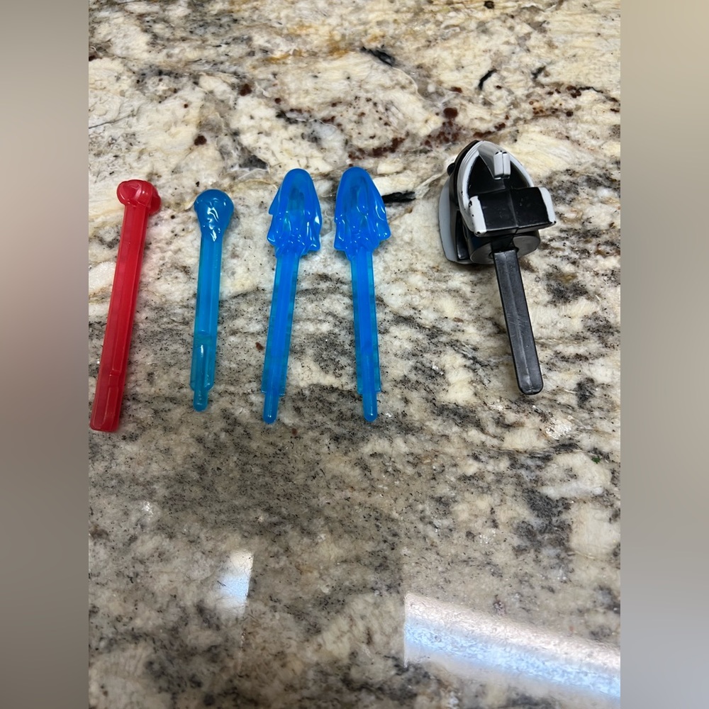 Mixed set of darts for imaginext toys.